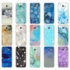 For Samsung Galaxy A3 2017 Case A320 A320F Soft TPU Silicon Phone Cover FOR Marble Snow Flake Winter Christmas