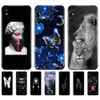 Per Xiaomi Redmi 9A Custodia Soft Cover posteriore in silicone Phone 6.53 pollici Fondi Etui Bumper Coque Black Tpu Case