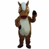 2019 factory Professional New Brown Horse Mascot Costume Adult Size Fancy Dress 2570