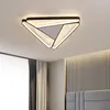 Plafoniere Lampade ultrasottili per l'illuminazione della camera da letto Triangolo tondo Luce a LED Soggiorno Sala da pranzo Apparecchi per la casa