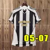 New Castle Retro Soccer Trikots Shearer Asprilla Emre Owen Ketsbaia Home Football Shirts Vintage 00 01 02 03 04 05 07 2000 2001 2002 2003 2004 2005 2006 2007 NUFC