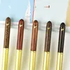 Luxury Custom LOGO Wooden Styling Bress Metal Ballpoint Pen Personalized Wood Wedding Gift Business Company Advertising Supplies