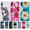 W przypadku Samsung A70 Case 2019 Paint Soft TPU tylna okładka telefonu Galaxy Silikon Capa A 70 A705 A705F Case Bumper