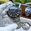New Mens Automatic Mechanical Watch Diver Sky Red Black Blue Bezel Wristwatches Transparent Back Man Watches273q