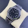 DIW 5711 Watch 324 Mechanical Movement Carbon Fiber Shell Diameter 40MM Black Dial Sapphire Crystal Glass Super Luminous Waterproof