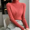 Kadın Sweaters MRMT 2023 Marka Yarı Saçlı Boyun Kendi Kendine Yönelik Çukur Örme Dip Süveter Kültürü Kadın İçin Üstler