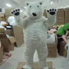 2018 Costume de mascotte ours polaire professionnel de haute qualité déguisement taille adulte pour la fête d'halloween event314S
