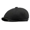 Bérets Sboy Cap Hommes Femmes Chapeau Octogonal Pour Homme Casquettes Plates Britanniques Rétro Huit Lame Chapeaux Béret Respirant