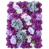 Simulering Flower Wall Stereo Bakgrundsfotografering Props Fake Flower Decoration Silk Flower Wedding Bakgrund