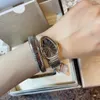 Luxury Lady Bransoletka Kobiety oglądają złoty wąż zegar na rękę Top Brand Diamond Stali Stal Stael Watches Watch For Ladie