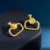 Kvinna Studörhängen Letter V Gold Metal Earing Designer Luxury Vlogo Jewelry Hoop Women Pearl Diamond 55