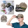 Bérets Casquette Armée Tactique Protection Cou Visage Chapeau De Camionneur Pêcheur À Sommet Pêche Baseball Drapeau Américain