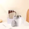 Tasse de mélange automatique en acier inoxydable | Tasse à café à agitation électrique Portable, tasse d'eau, tasse de lait, fournitures de cuisine sans batterie