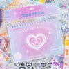 Adhesive Stickers Kawaii 50 Sheets Sticker Book Non-Repeated Decor Scrapbooking Lable Idol Kpop Stationery Postcards Kawaii Sticker 230715