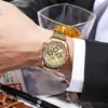 Dünyaların önde gelen R Olax Watch Market Yeni Modeli Mens Sports Renkli Elmas Saat Çelik Band Kavrama Kuvars Hediye Boxo7qu