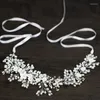 Pinces à cheveux faites à la main Vintage couleur argent cristal perle bandeau de mariée accessoires coiffures de mariage vigne bijoux ornements