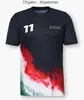 Nouveau T-shirt de course F1 RedBulls Chemise à manches courtes de l'équipe d'été Personnalisé avec le même style