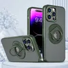 Для iPhone 15 14 Plus Pro Max Case Cover с 360 Стендационной подставкой Magsafe Magnetic Car Mount Ultra Thin Shock -Resect Phone Case