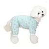 Dog Apparel Pet Pajamas Cozy Pretty Four-legged Spring Summer Puppy Jammies For Small Medium Dogs Pullover Jumpsuit