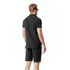 Mens Tracksuits Summer Fashion Cotton Linen Beach Tshirt Shorts Sets Thin Soft Slim Fit Sports Men Clothing Suits for 230715