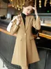 Women's Two Piece Pants Women Work Business Wear Pant Suit Khaki Orange Black Long Formal Blazer Set Female Office Ladies Jacket And Trouser