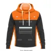 2024 Novo F1 McLarens Jacket Capuz Formula 1 Racing Team Driver Hoodies Sorto Sweatshirt Spring Autumn Mens Roupas Série de roupas F1 Camisetas pólo