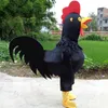 2019 fábrica mais bonito branco vermelho preto amarelo frango mascote traje desenho animado festa de aniversário masquerade253P