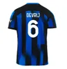 2023 2024 Lautaro Soccer Jerseys Barella Inters Dzeko Correa Away Third Milans Uniforms Vidal Tops 23 24 Football Shirt Men Kids Kit Kit Kit