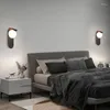 Candeeiro de parede LED nórdico criativo quarto de cabeceira moderna sala de estar luz de fundo rede vermelho personalidade lâmpadas decorativas