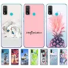 För Huawei P Smart 2020 Case Soft TPU Silicon Back Phone Cover på Psmart Pot-LX1A 6.21 "CAPA-stötfångare skyddande Coque