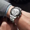 Luxury R olax watches price Watch Men's 2023 New Handsome Waterproof Three Eyes Sports Quartz Steel Band With Gift Box