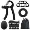 Handgrepp 6 st/set gym fitness justerbar handgreppsset kit finger underarm styrka muskel återhämtning hand greppare tränare tränare 230715