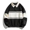 Men's Sweaters Spring Autumn Hooded Casual Versatile Top Loose Sweater Plus Fleece Size Heavy Non Iron Youth Clothing