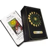 Działania na świeżym powietrzu Tarot Wysokiej jakości karty DND pokład pudełko 12x7cm wielki rozmiar unikalne prognozy czarne księżycowe dzielnica klasyczna astrologia 230715