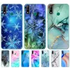 Para Huawei Y8S Case 6.5" Soft Silicon Tpu Back Phone Cover Y8s JKM-LX1 LX2 LX3 Bag Marble Snow Floke Winter Christmas