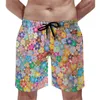 Mäns shorts elegant Ditsy Floral Board Leisure Man Beach Pants Purple Flowers Oversize Swim Trunks bekväma