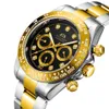 8A Kwaliteit R olax horloges online winkel PAULAREIS volautomatisch mechanisch multifunctioneel lichtgevend diamanten oppervlak stalen strip herenhorloge met geschenkdoos