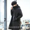 Men's Trench Coats Men Clothing 2023 Spring And Autumn Fashion Brand Large Size Coat Casual Long Hooded Loose Clothes