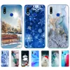 Do Realme 3 Case Soft Silicon TPU tylna okładka telefonu Oppo Pro Realme3 3Pro Marble Snow Flake