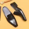 Italian Luxury Mens Genuine Leather Half Shoes Dress Slippers 2023 Summer New Style Designer Quality Vintage Business Sandals