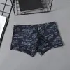 Underpants Vintage Boxers Personality Letter Printed Men'S Intimate Underwear Sexy Comfortable Breathable Lingerie Underpant Male Homewear