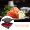 Geschirr-Sets, Sashimi-Sushi-Box, japanische Lunchboxen, Bento-Behälter, Kunststoffbehälter, Gitterstil