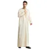 Islamic Clothing Men Muslim Robe Arab Thobe Ramadan Costumes Arabic Pakistan Saudi Arabia Abaya Dubai Full Sleeve Kaftan Jubba261R