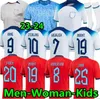 22 23 24 Kane Soccer Jerseys Angleterre Foden Sterling Grealish Rashford Mount Mount Bellingham Saka 2023 2024 Football Shirt Englands Trippier Men Kid Dignioral