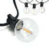 G40 Outdoor String Lights Globe Patio Lights LED String Light Connectable Hanging Lights for Backyard Porch Balcony Party Decor 21249j