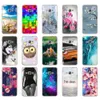 Soft TPU Case Voor Samsung Galaxy J1 2016 J120 J120F SM-J120F Back Cover 360 Volledige Beschermende Afdrukken TransparenT Coque