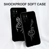 Dla Xiaomi POCO M5S 4G Case Telefon tylna pokrywa miękka silikonowa ochrona czarnego motyla tpu tpu