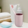Bath Accessory Set 4 Pcs Cups Simple Bathroom Rinsing Wash Teeth Mugs Tumbler Accessories