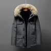 Parka da uomo con piumino invernale a forma di pesce palla, parka da uomo, trench da esterno con cappuccio, moda, coppia, giacca termica spessa personalizzata