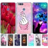 Custodia per Honor 7X Cover posteriore in silicone morbido in TPU verniciato Cover per telefono Huawei Honor 7x Fundas Full Protection Coque Bumper Clear